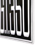 Shelby GT350 Embossed Shaped Metal Wall Sign - 8.25" x 18.4"